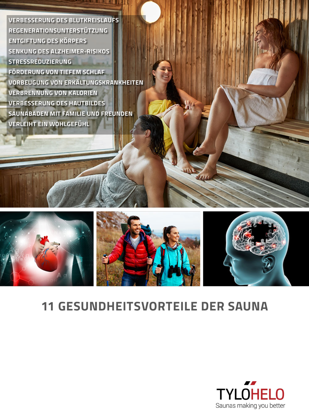 Tylö Gesundheitsvorteile der Sauna