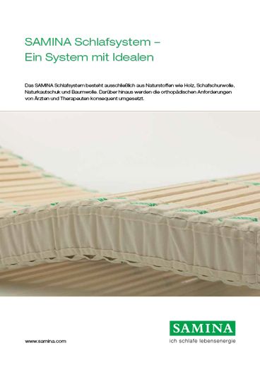 Samina Beiblatt Schlafsystem