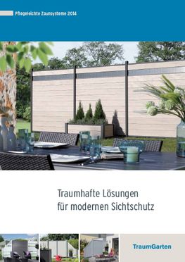 TraumGarten Katalog Pflegeleichte Zaunsysteme